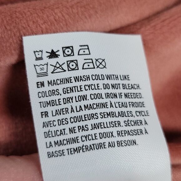 🔹️American Eagle Dusty Rose Long Sleeve Zippered Hoodie Small - Picture 11 of 11